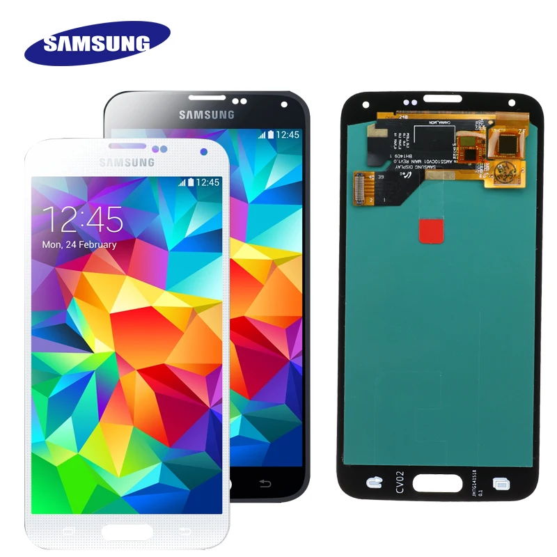 G900F OLED lcd For SAMSUNG Galaxy S5 LCD G900M G900A G900T Display Touch Screen Digitizer for galaxy s5 display | Мобильные телефоны