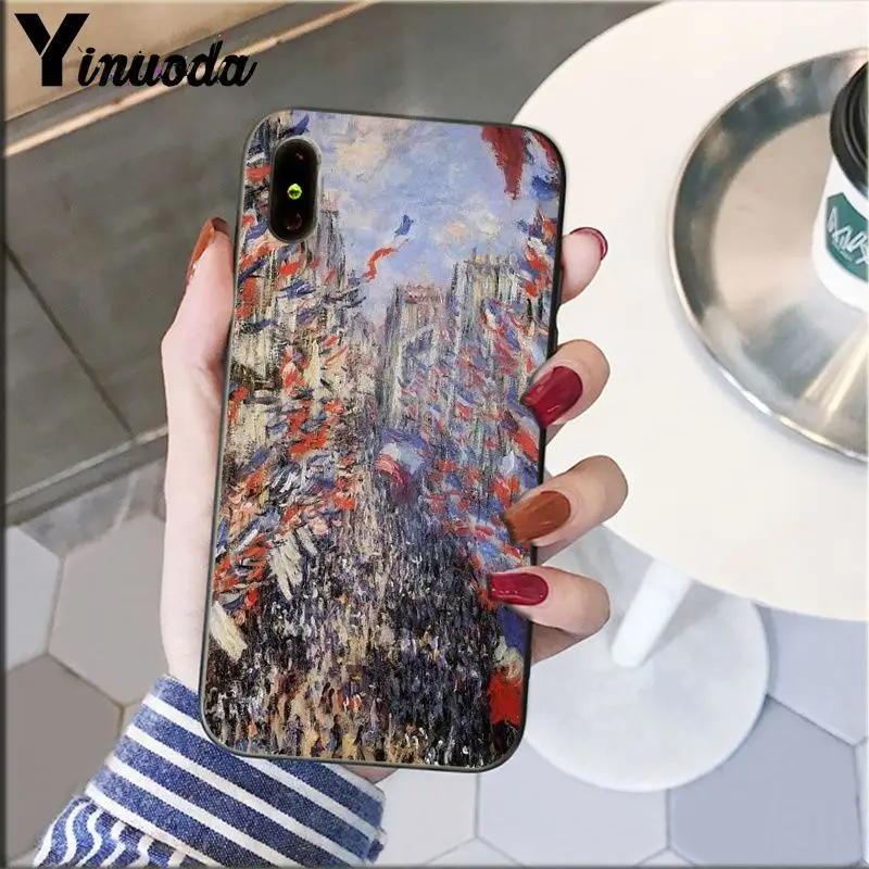 A11 Yinuoda Клода Мона импрессионизма художника чехол для телефона для Apple iPhone 8 7 6 6S Plus X XS MAX 5 5S SE XR Чехол для мобильного телефона s - Цвет: A11