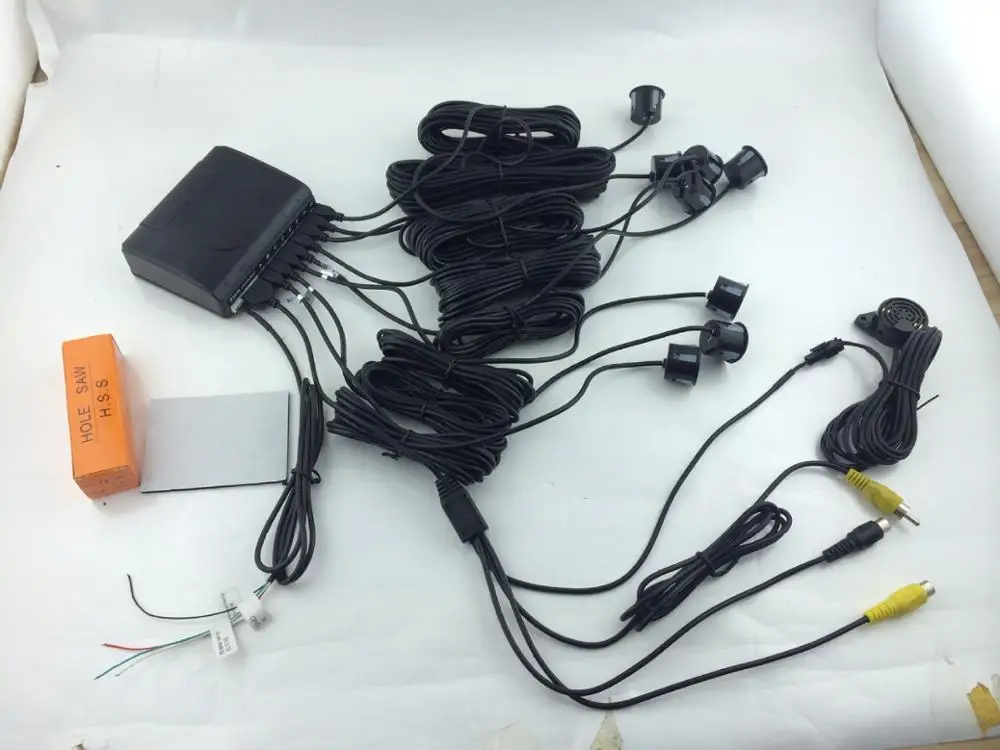 До и после 8 радар зонда оснащен высокой четкости отображения до камеры 3.5 дюймов