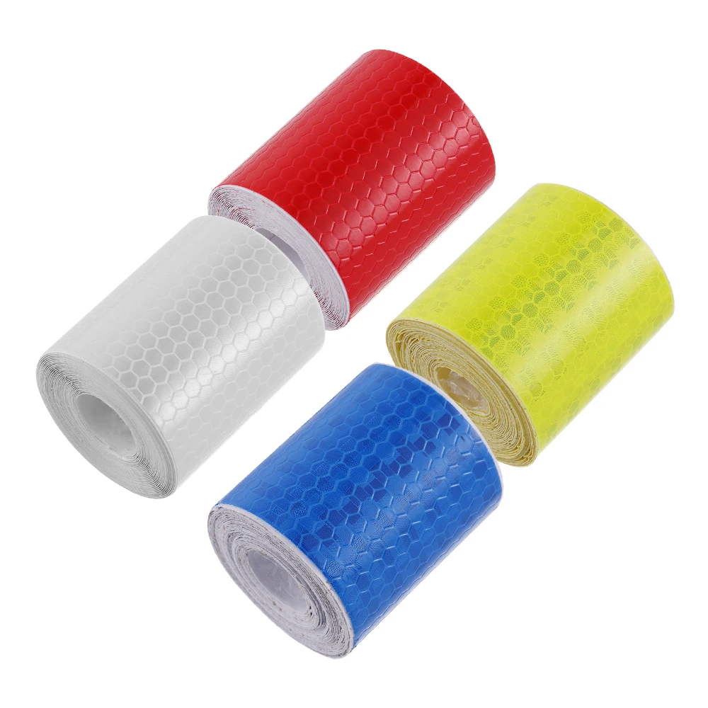 3Mx5CM Car Truck Self-adhesive Safety Warning Conspicuity Roll Tape Film Sticker Decal 4 Color Night Reflective Strips | Автомобили и