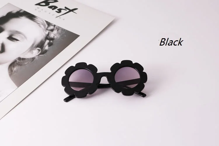 Винтажные очки детские солнцезащитные очки с круглым цветком Gafas детские спортивные солнцезащитные очки UV400 для девочек и мальчиков Oculos De Sol