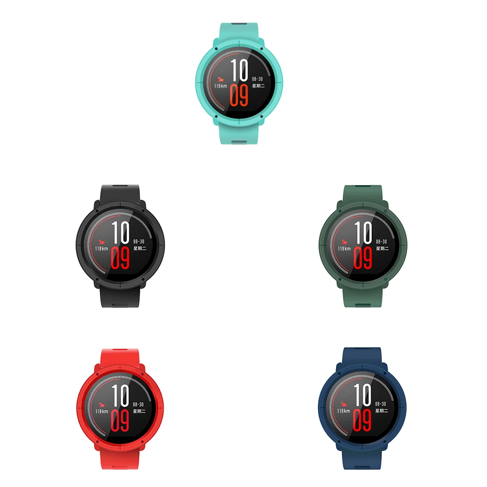 Чехлы для смарт часов Xiaomi Huami Amazfit Pace защитный чехол ПК бампер 2 аксессуары умных