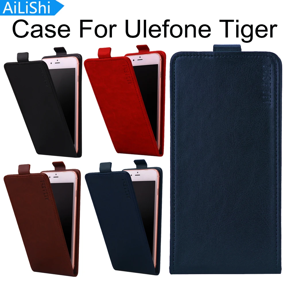 AiLiShi для Ulefone Tiger чехол верхний и нижний флип-чехол высшего качества из