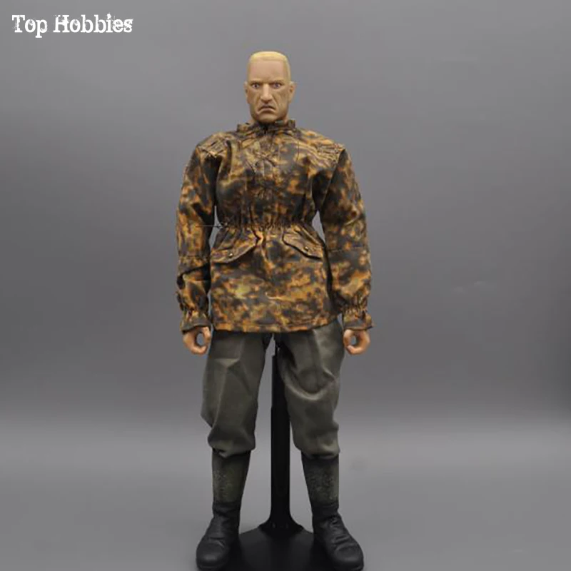 1: 6 боевой костюм в масштабе 1/6 камуфляжная куртка для солдатиков осенние брюки
