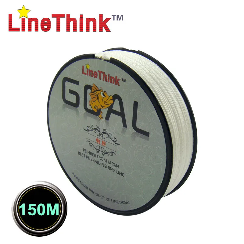 Фото Рыболовная плетеная леска LineThink GOAL, японское качество, 150 ПЭ, 4X, 100% м №2