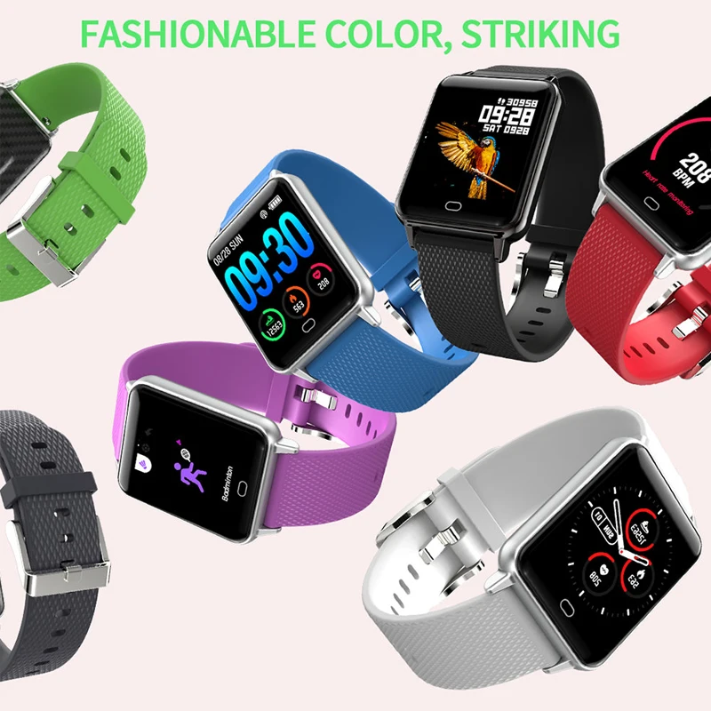 Умные спортивные часы браслет с сердечным ритмом монитор артериального давления