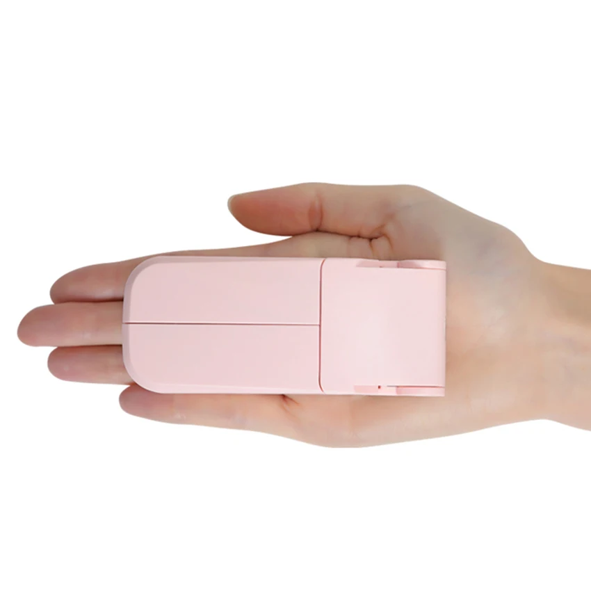 Новый милый ручной вентилятор мини перезаряжаемый портативный маленький