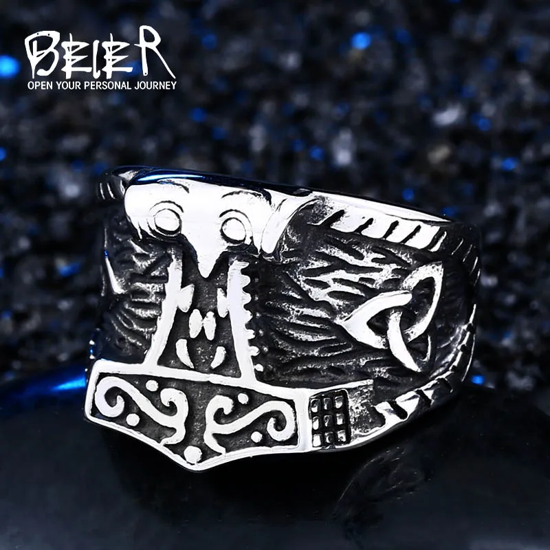 Байер 316L Нержавеющая сталь Nordic языческие Трискеле руля трепет Aegishjalmur Futhark Viking