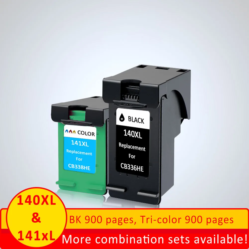 Сменный чернильный картридж XiangYu 140XL 141XL для HP 141 Officejet J5783 J6413 Deskjet D4263 D4363 Photomart