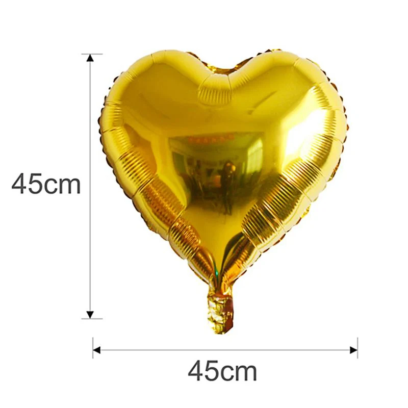 Oro Rosa corazn фольга globos Feliz cumplea OS decoracin de la Boda Helio Aire bebeiducha confeti Globo|Воздушные шары и