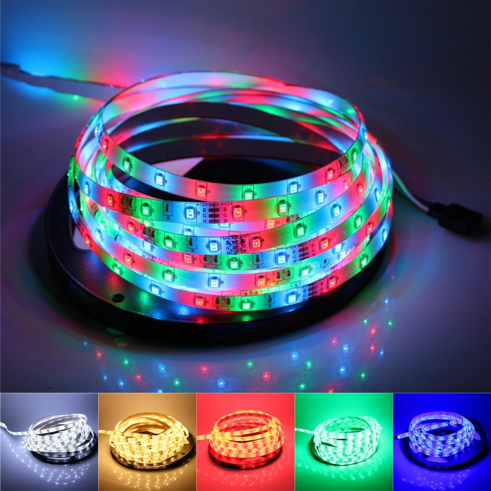 Лента светодиодная Гибкая RGB 3528/2835SMD 60 светодиодов/м 12 В 1/2/3/4/5 м|tape heat|tape teflontape express |