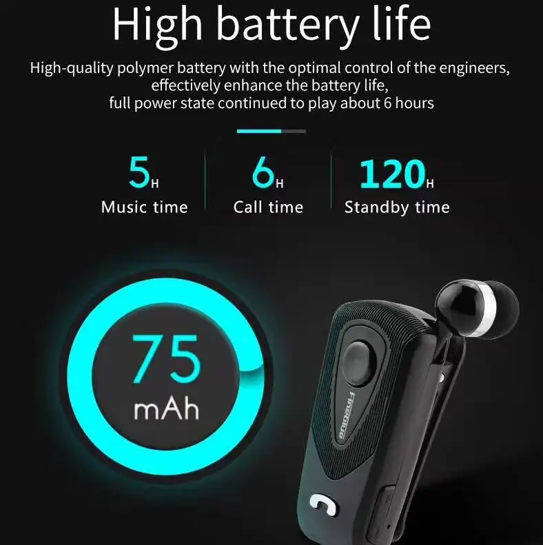 Fineblue F930 беспроводная гарнитура Freedom для бизнеса Bluetooth с функцией звонка музыка
