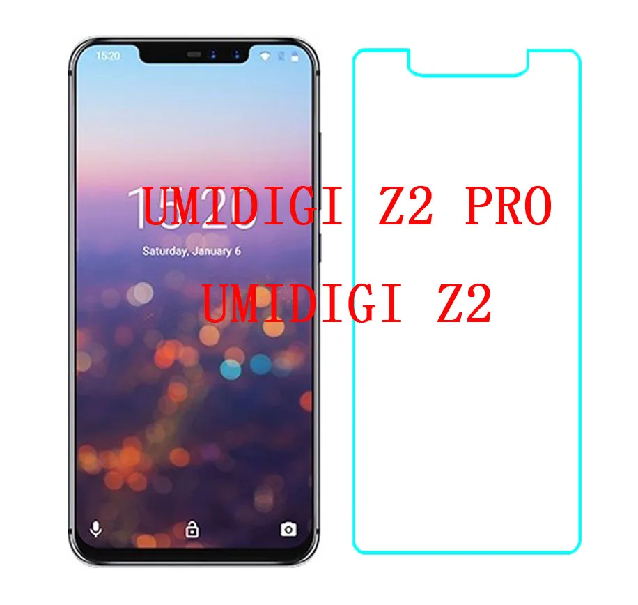 Для Umidigi Z2 закаленное стекло 9H 2.5D Премиум Взрывозащищенная защитная пленка для