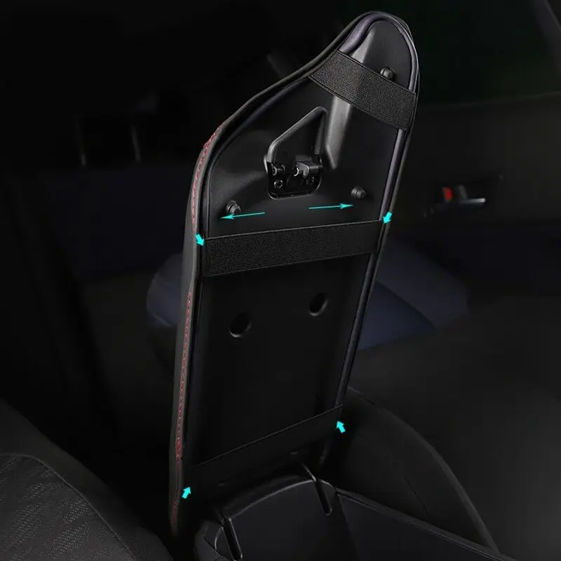 Черный интерьер подлокотник коробка декоративная крышка отделка для Toyota C-HR CHR- автомобильный подлокотник коробка декоративная крышка авто аксессуары