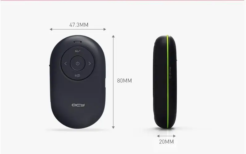 Original QCY QQ300 Smallest Wireless Mini Bluetooth Speaker Loud Speakers Remote Controller Self-timer Shutter Support TF Card |