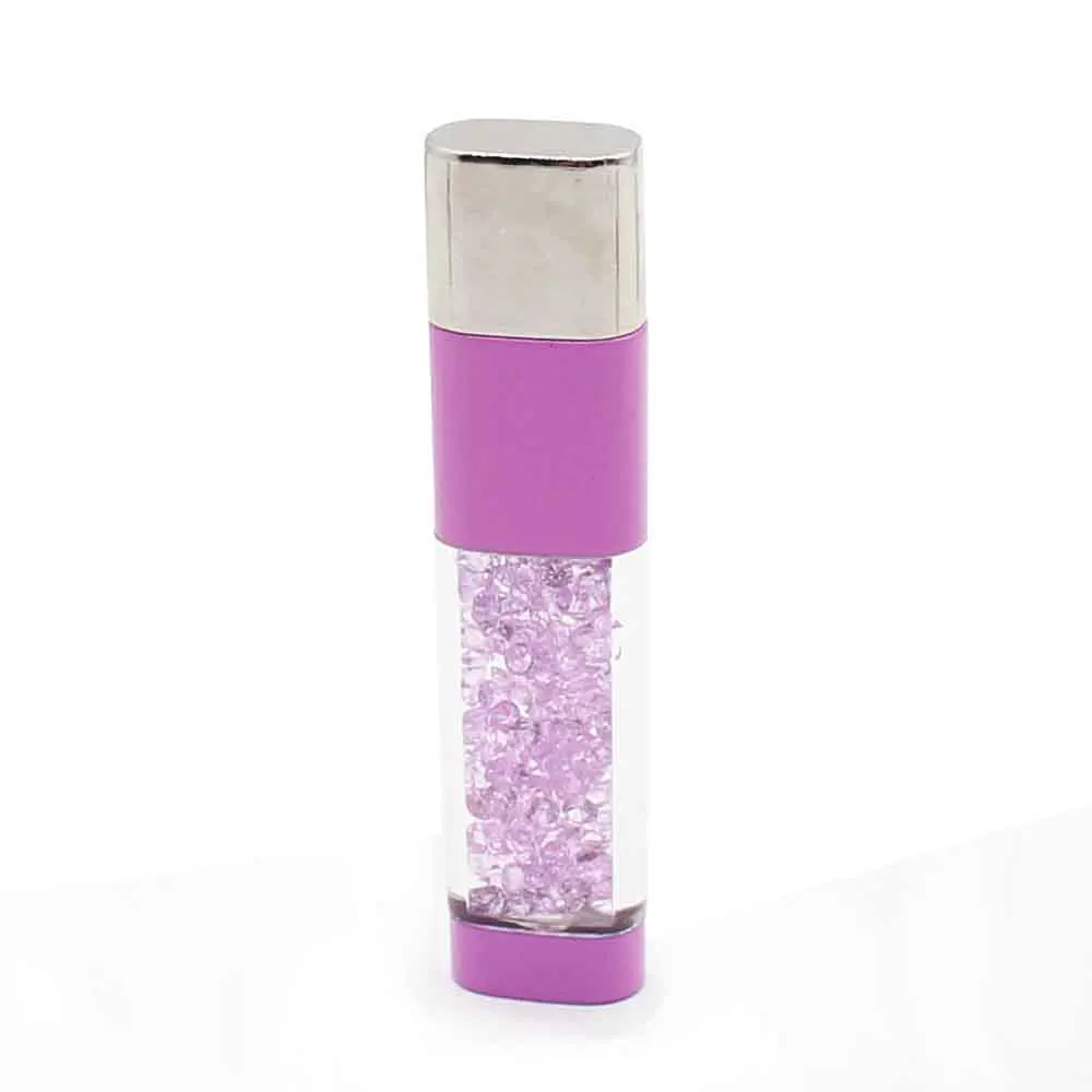 purple diamond Модный Блестящий Кристалл флеш-диск USB 2,0 32 Гб разноцветные блёстки Pendrive 128M 4GB 8GB 16GB 32BGB 64GB карта памяти U диск - Цвет: purple diamond