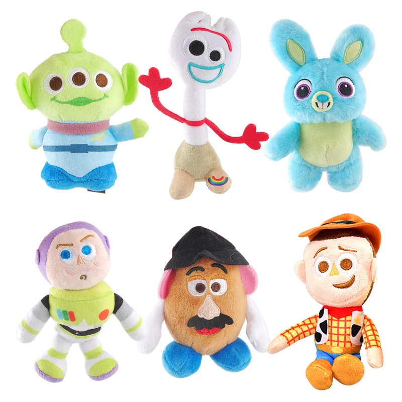 Новинка плюшевая игрушка Disney Pixar История игрушек 4 форки Вуди зайни инопланетянин