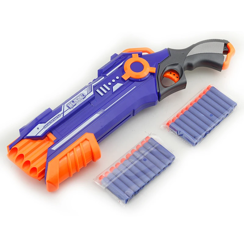 Горячая игрушечный пистолет с мягкими пулями подходит для Nerf пушки мягкая игрушка дартс пушки идеальный костюм для Nerf игрушечный пистолет