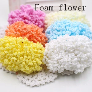 12 шт.лот искусственный цветок из вспененного материала для украшения дома на свадьбу, вечерние декоративные венки для скрапбукинга своими руками, искусственные цветы
