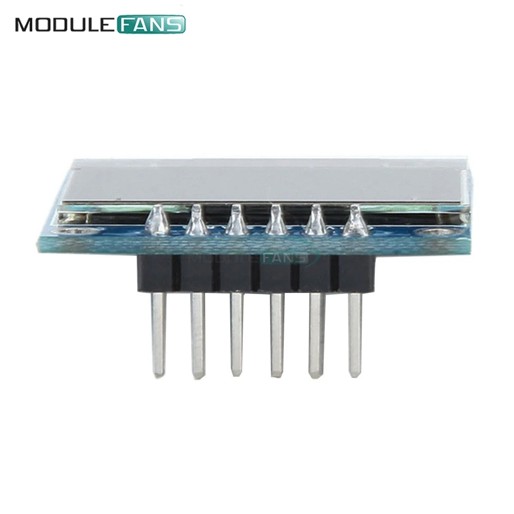 0 96 дюймов 6Pin 12864 SPI интерфейс межсоединений интегральных схем I2C OLED цвет желтый