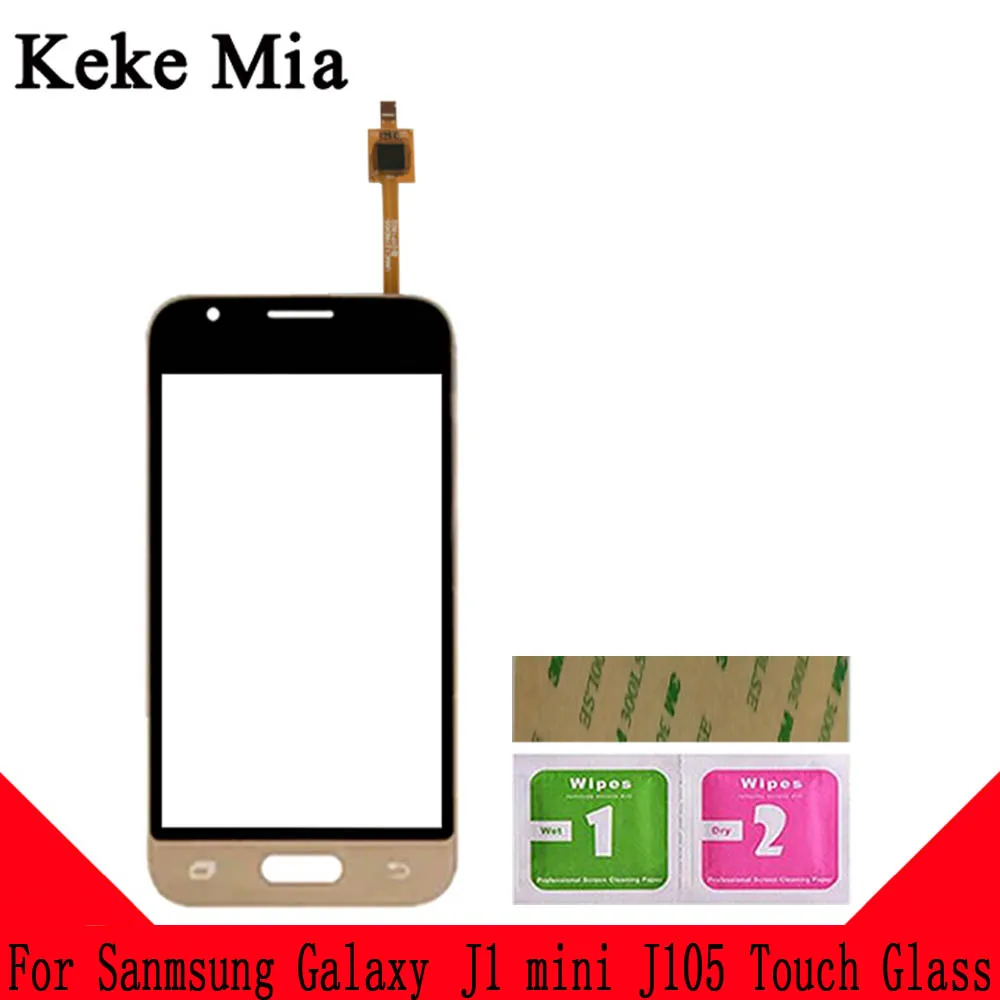 Gold No Tools Keke Миа 4," сенсорный экран для samsung Galaxy J1 mini J105 J105H J105F J105B J105M SM-J105F дигитайзер стеклянная панель - Цвет: Gold No Tools