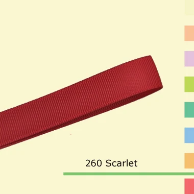 

4" Inch (100mm) Red Series Polyester Grosgrain Ribbon 196 colors available
