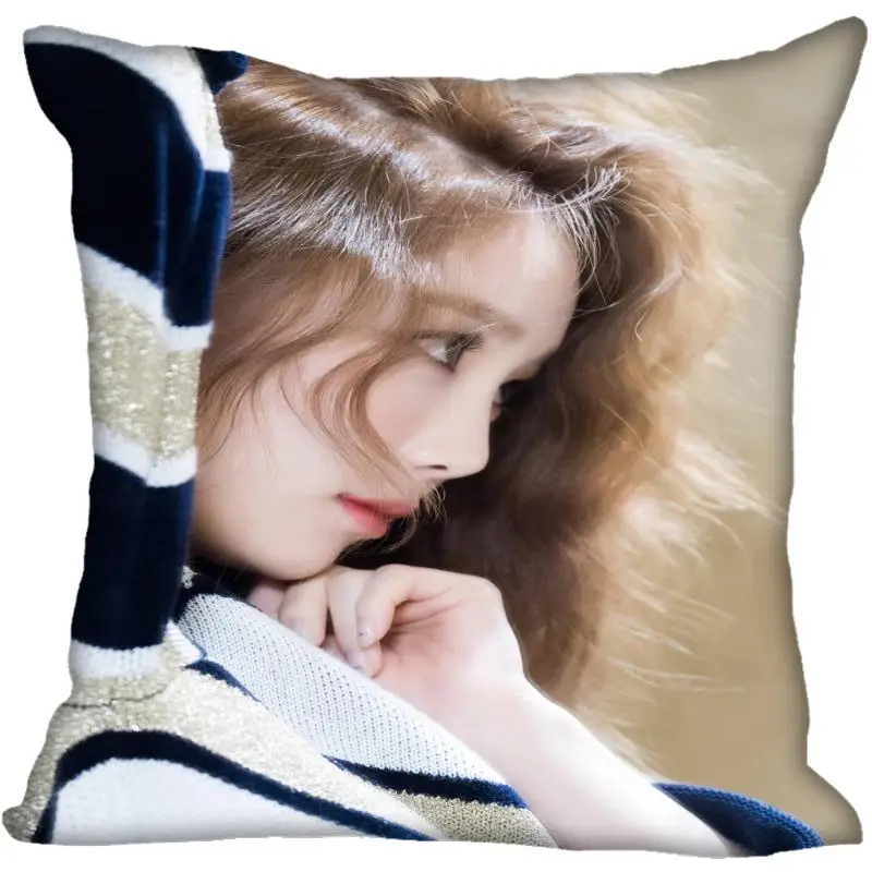 Пользовательский Taeyeon наволочки печатной площади Шелковый наволочка домашняя декоративная молния атласные наволочки(одна сторона - Цвет: 18