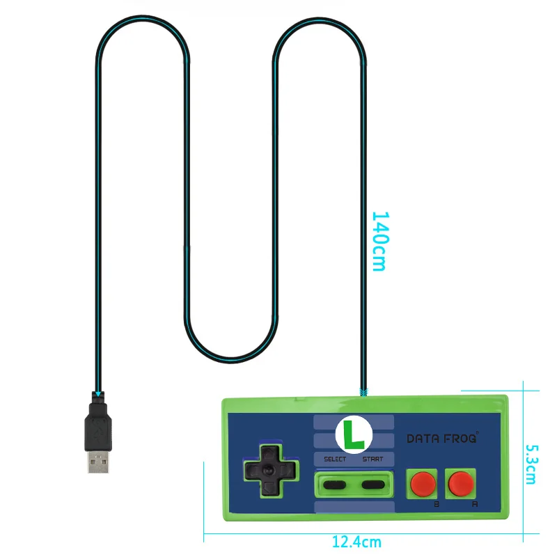 Data Frog пользовательский игровой контроллер 8 бит Проводной Usb геймпад джойстик для