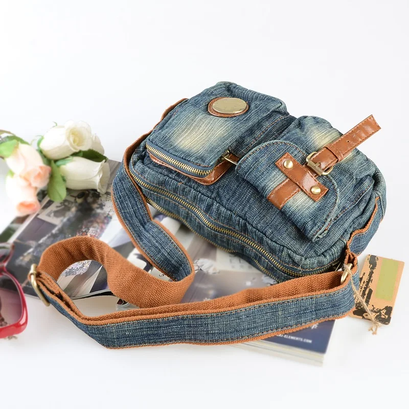 Винтажные модные джинсовые сумки мужские для девочек через плечо женские