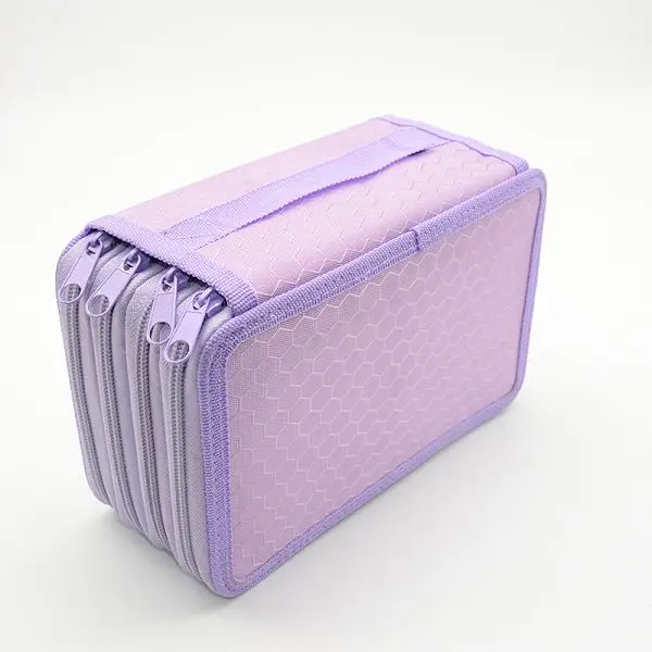 Purple 72 72 отверстия Карандаш Чехол Estuche Escolar Estojo Escola Kalemlik Kalem Kutusu Trousse Scolaire Stylo Box Pennen Etui Potloden Box - Цвет: Purple 72