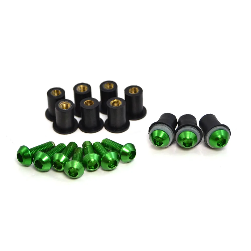 Винты Обтекатели 5 мм для мотоцикла лобового стекла ветрового 10 шт. | Автомобили и