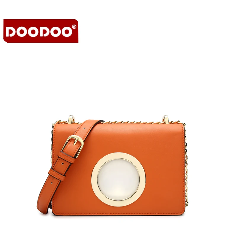 DOODOO 2017 New Korean version of the wild chain shoulder Messenger small square bag | Багаж и сумки