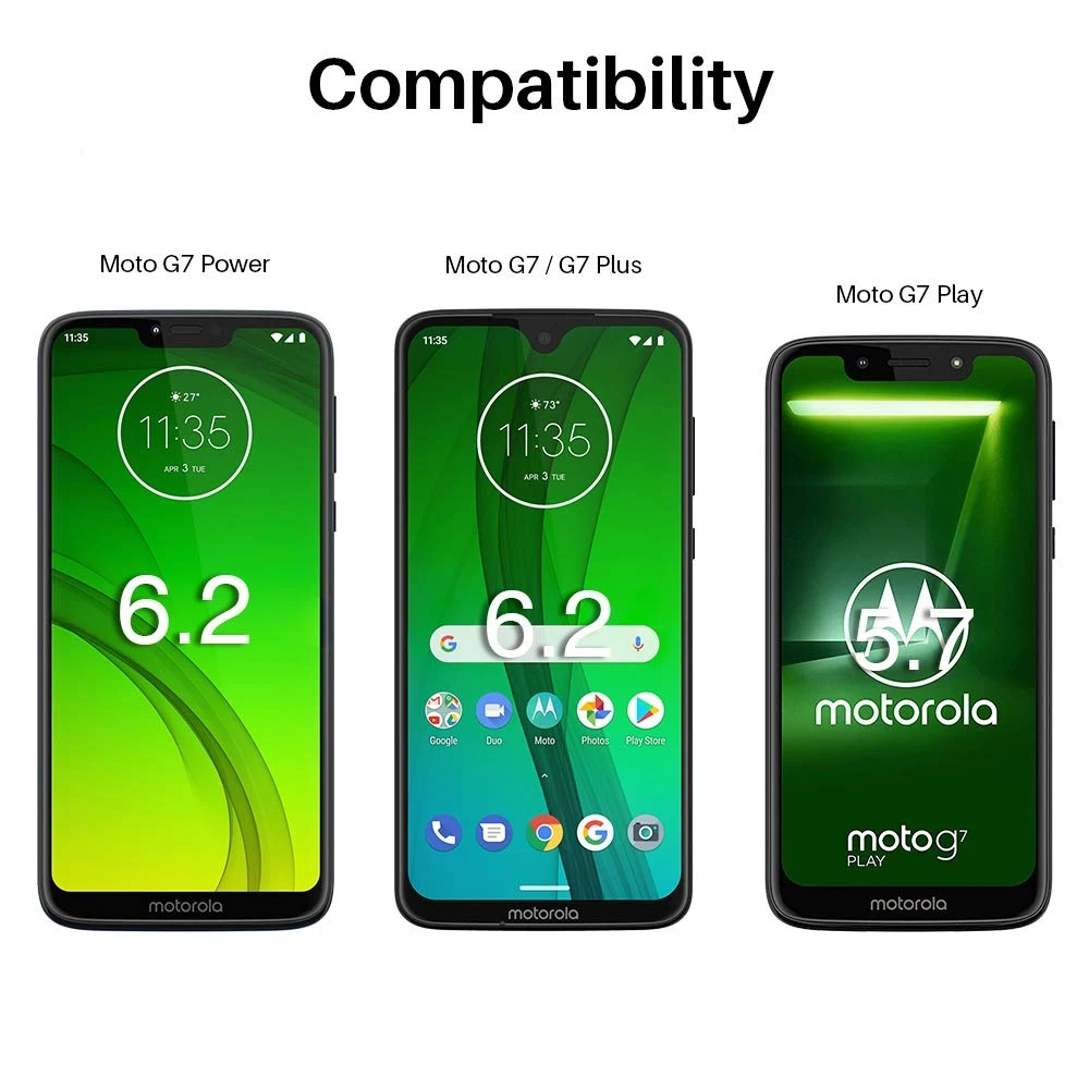 Защитная пленка 9H 2.5D для Motorola Moto G7 Power закаленное стекло Play защитная Screen