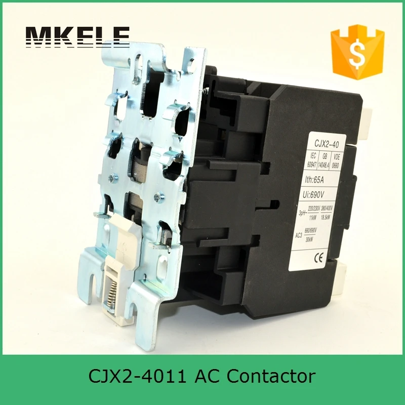 CJX2-4011 40A Номинальный ток 3P + NO NC 85% серебряные контакты telemecx3 контактор