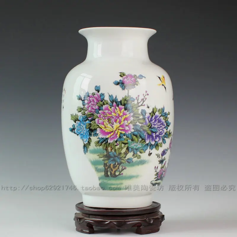 Керамическая ваза Jingdezhen в виде розы фарфоровая восковая тыква флакон фигурка