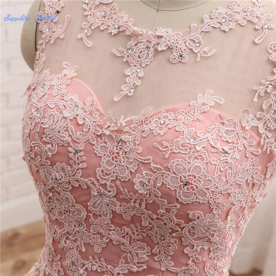Сапфировые Кружевные Свадебные Аппликации Формальное вечернее платье Vestidos De 15