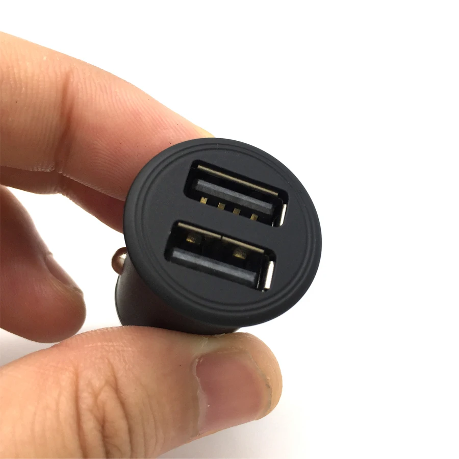 Быстрая зарядка USB Автомобильное зарядное устройство для iPhone samsung Xiaomi Tablet Зарядное устройство 5V3. 1A двойной мини мобильный телефон зарядное устройство адаптер в автомобиле
