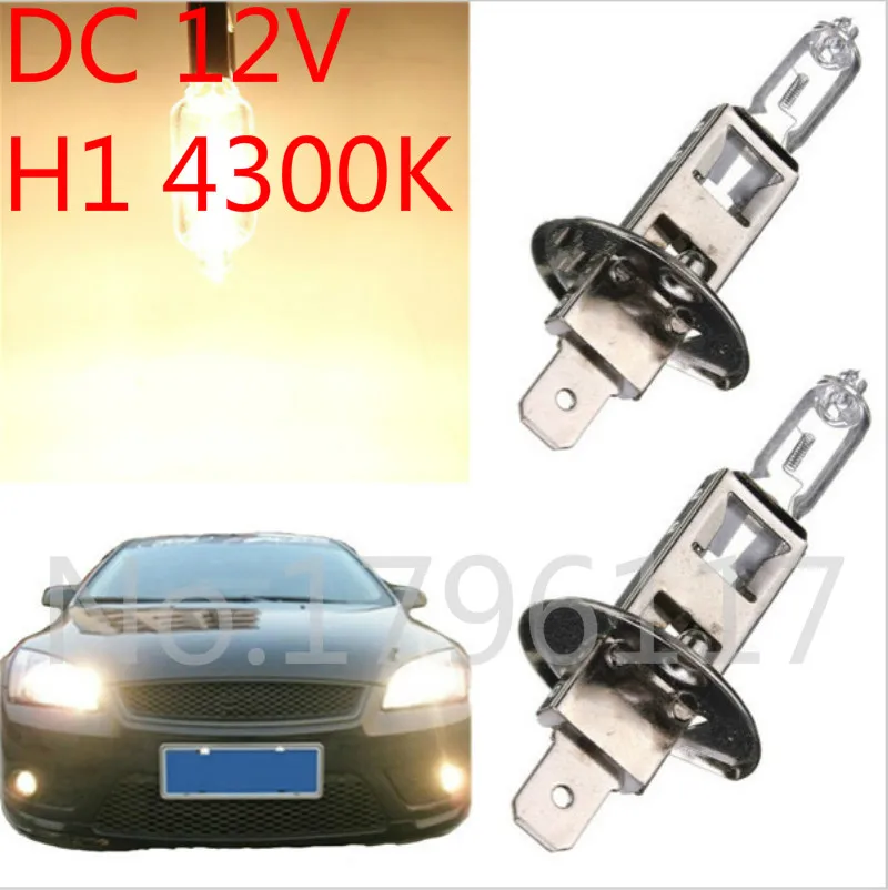 

10Pcs DC 12V H1 55W 4300K Yellow Car Headlight Bulb Fog Lamp Bulb Clear Automobile Head Light bulb Auto Light Source