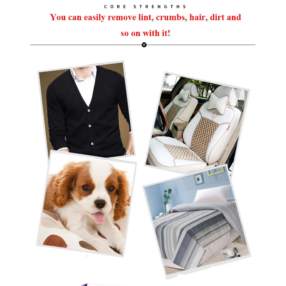 Щетка для удаления ворса инструмент чистки одежды средство волос домашних