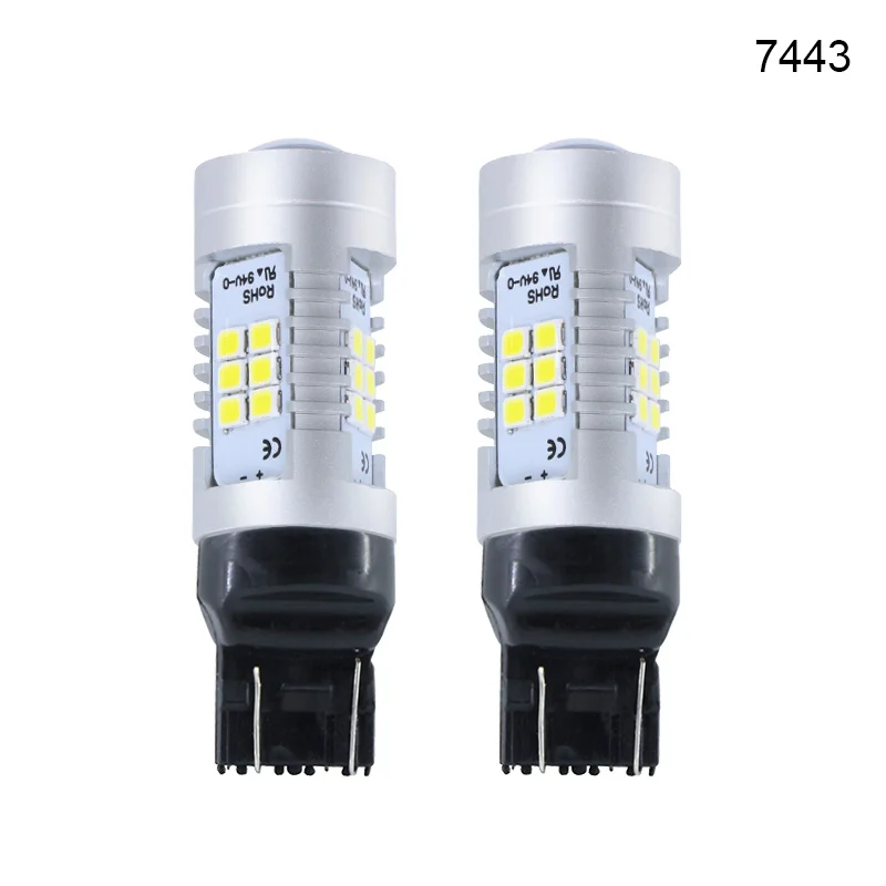 2x пара T20 7443 светодиодный 21SMD лампа для Lada Kalina аксессуары Granta передний указатель