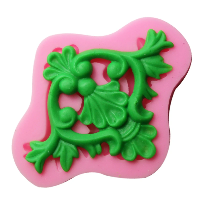Aomily Искусство Резные формы цветка силиконовые для торта Мини Желе помадка