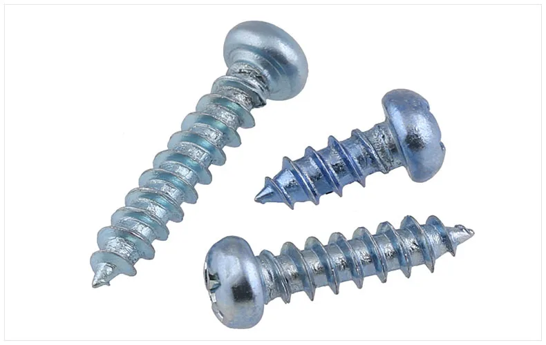 Саморезы Из углеродистой стали с круглой головкой винты M4 M5 M6 из цинкового сплава