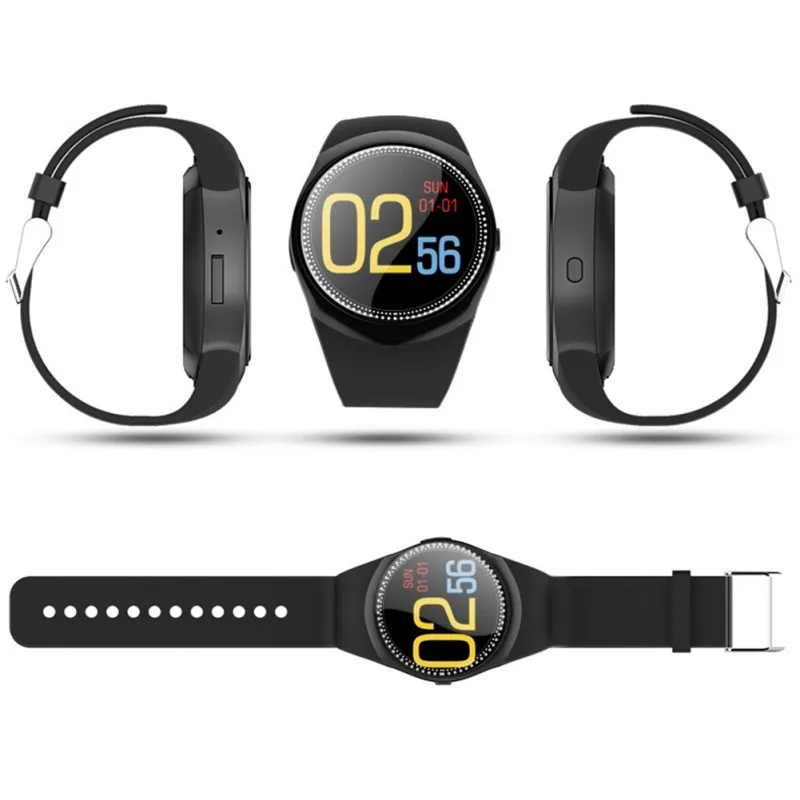Bluetooth Y1 Смарт-часы Relogio Android SmartWatch телефонный звонок GSM Sim Удаленная камера Дисплей информации спортивный шагомер