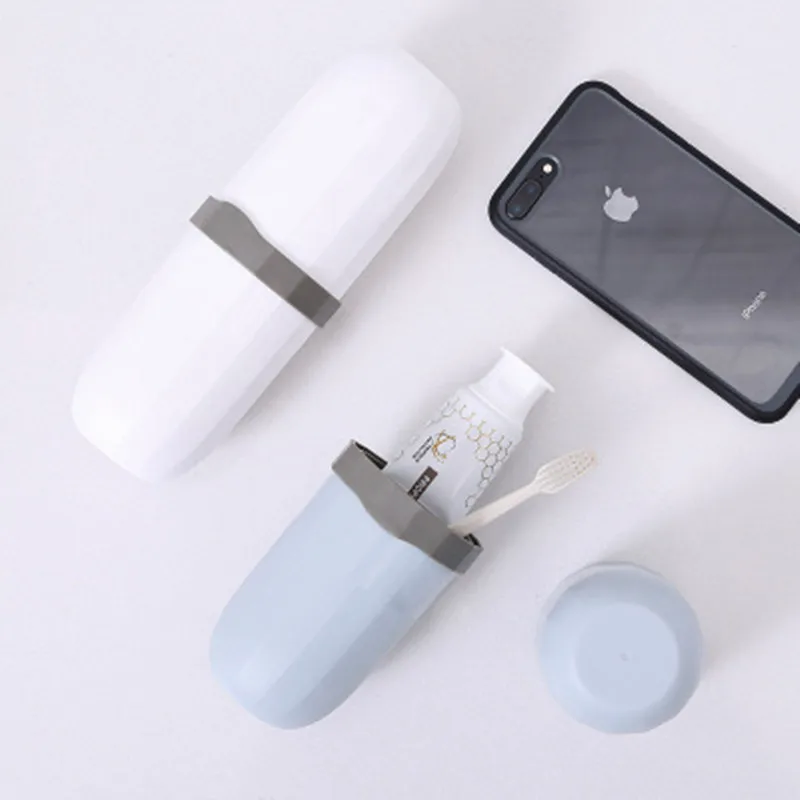 Простой путешествия зубная щетка box Портативный стиральная рот чашки чистки