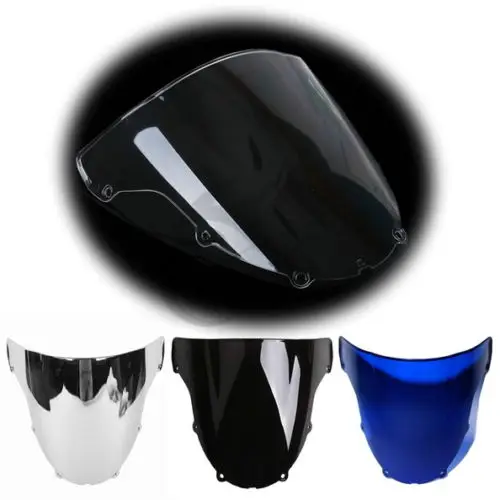

Новый ветровое стекло двойной пузырь для KAWASAKI Ninja ZX6R ZX636 2003 2004