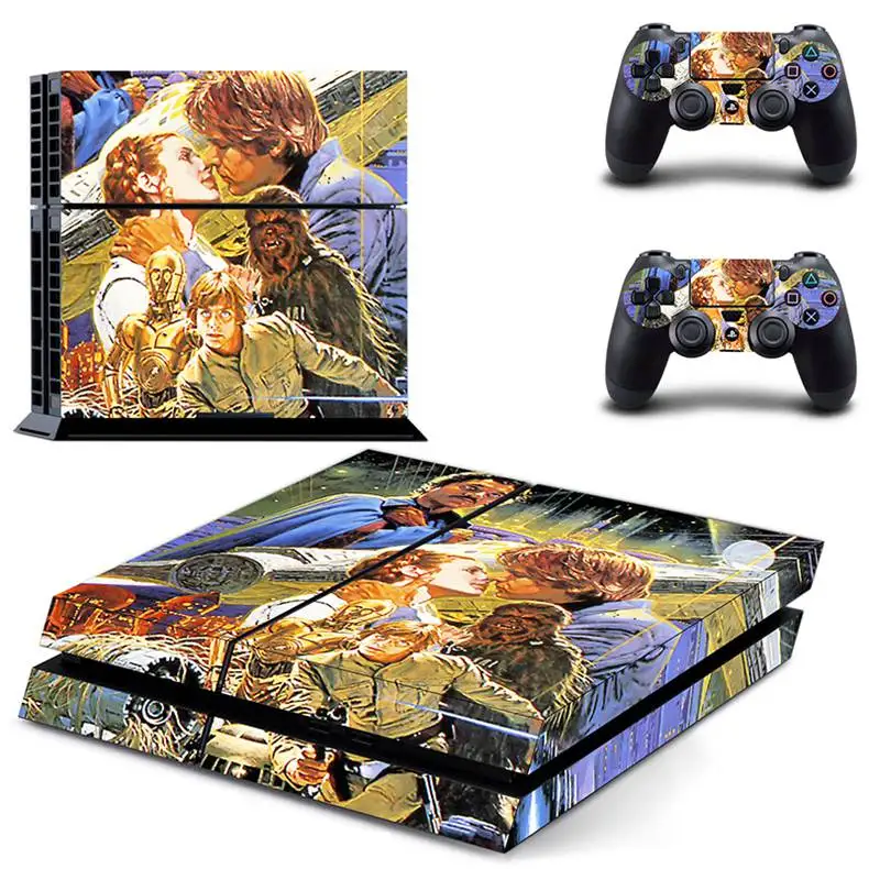 DPTM0410 Звездные войны игровая станция 4 ps4 Кожа Наклейка для sony ps4 кожа наклейки консоль и 2 контроллера Скины ps4 винил pegatinas переключатель - Цвет: DPTM0410