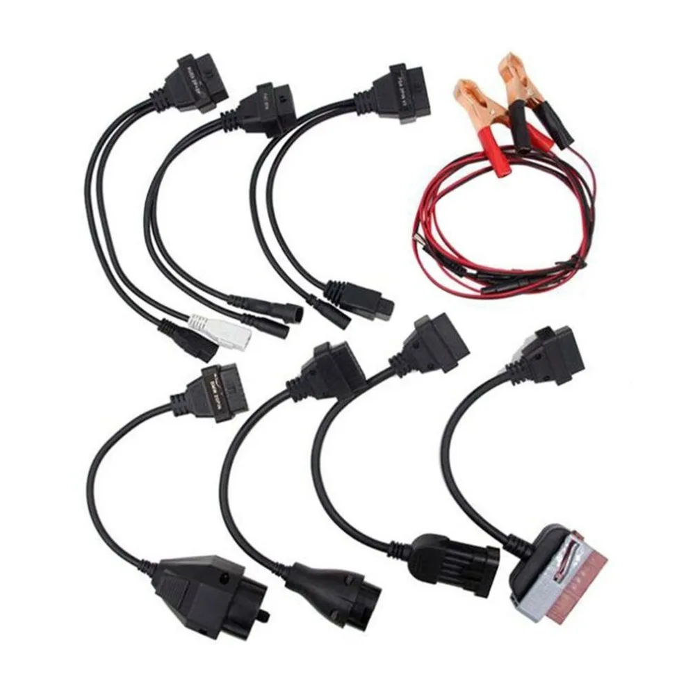 8 шт. OBD2 для Audi BENZ BMW OPEL FIAT ЭКЮ сканирования диагностический Кабели MultiECUScan разъем