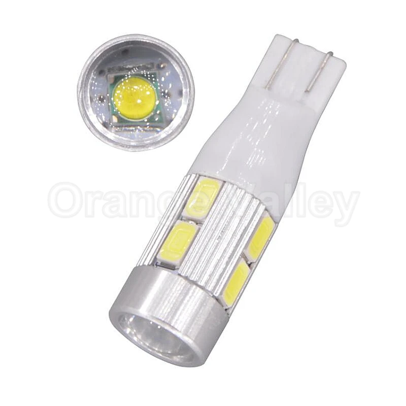 2 шт. продвижение T12 W16W 5630 SMD 8 Led высокой мощности белый проектор Лен авто задний