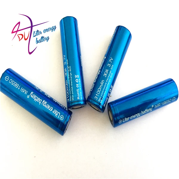 

Liter energy battery 6PCS 3.7V 3100MAH rechargeable 18650 battery to vtc6 vtc6 30A Electronic cigarette toys tools flashlight