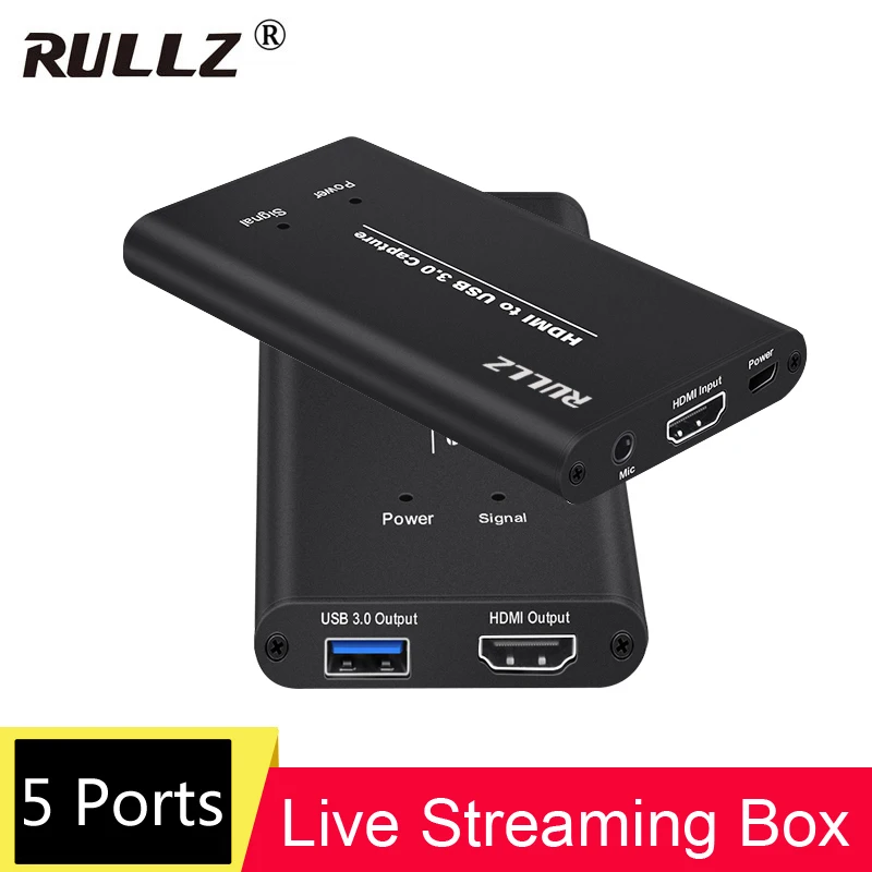 HDMI к USB 3 0 видео Захват 1080P для Blu Ray TV STB box PS4 XBOX ONE Game Player и т. Д. с микрофоном запись + PC